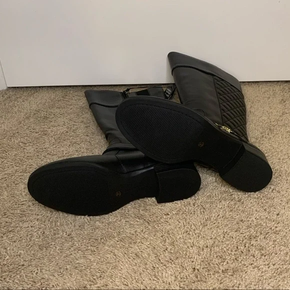 Liz Clairborne LC TRINA black boots. - Picture 4 of 5